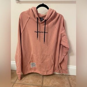 Light Salmon North Face Sweatshirt